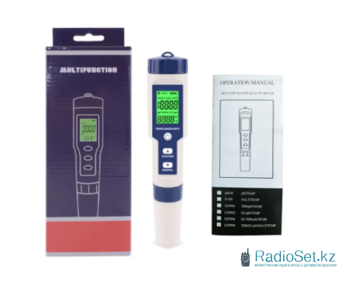 Измеритель качества воды GB579 PH, EC, TDS, SALT, TEMP